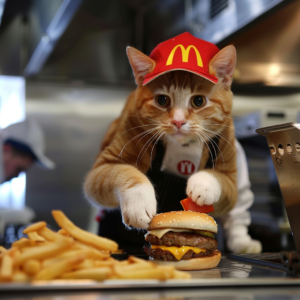 cryptottt._cat_wearing_hat_and_apron_mcdonalds_working_on_mcdon_a543c9df-8968-4663-81d9-9266ff84c64b
